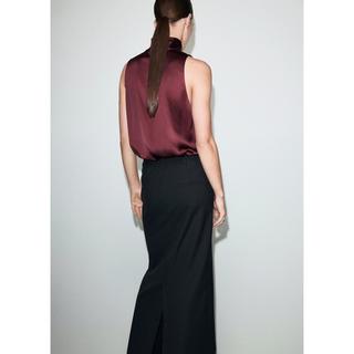 MANGO Stonak Blusa Collo Alto  