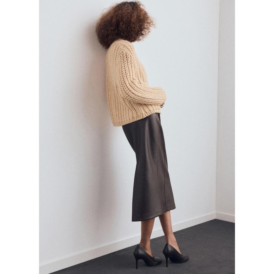 MANGO FARINA Cardigan en Grosse Maille  