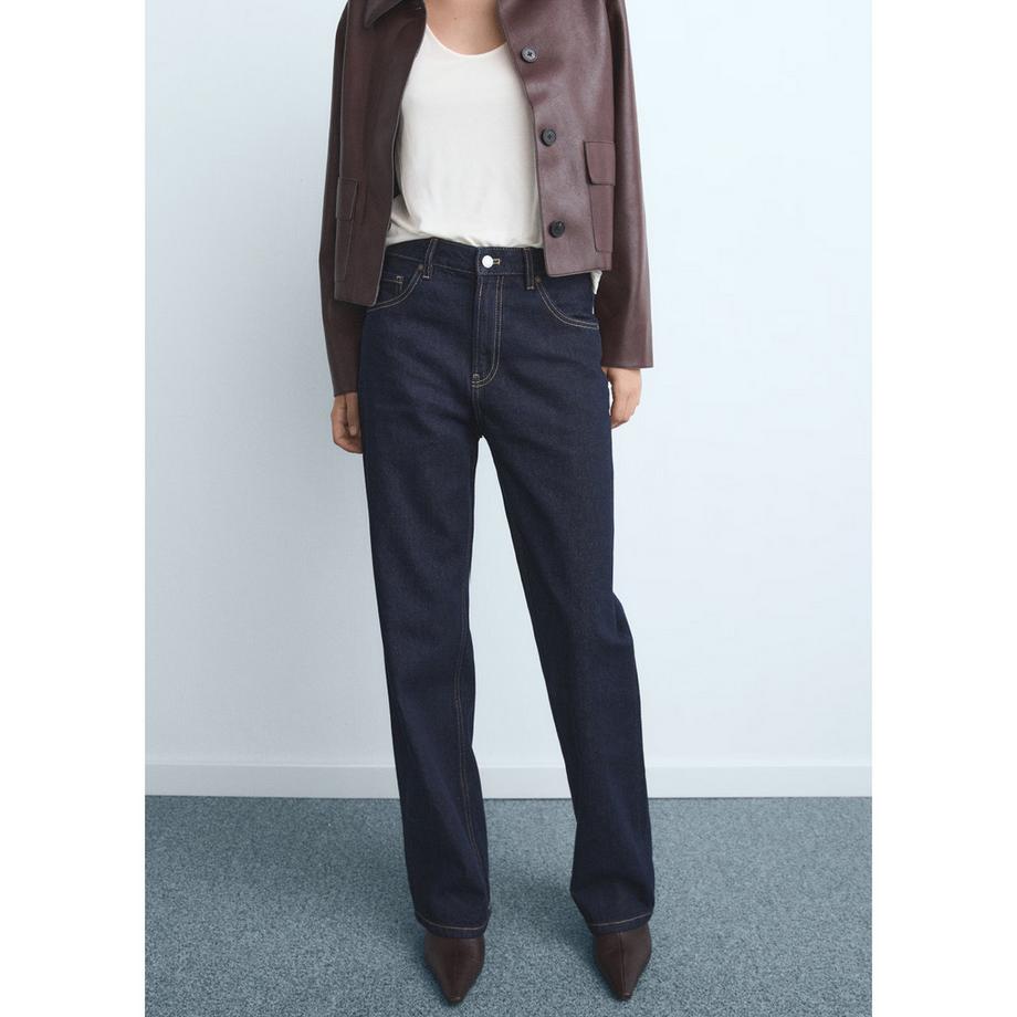 MANGO Miami Straight Leg Jeans  