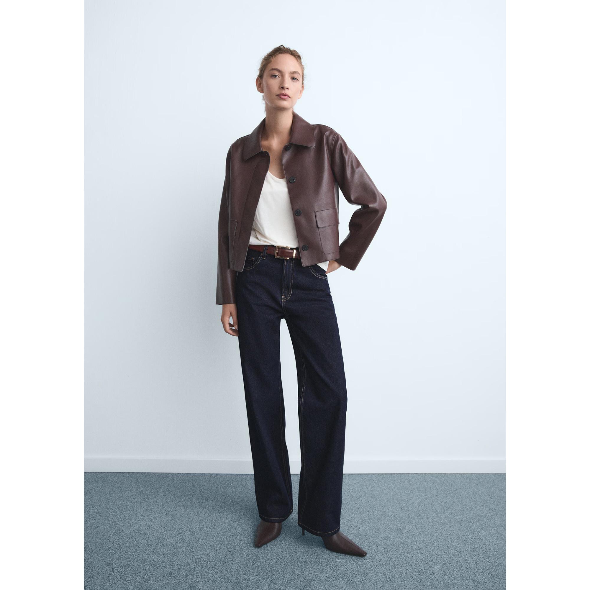 MANGO Miami Straight Leg Jeans  