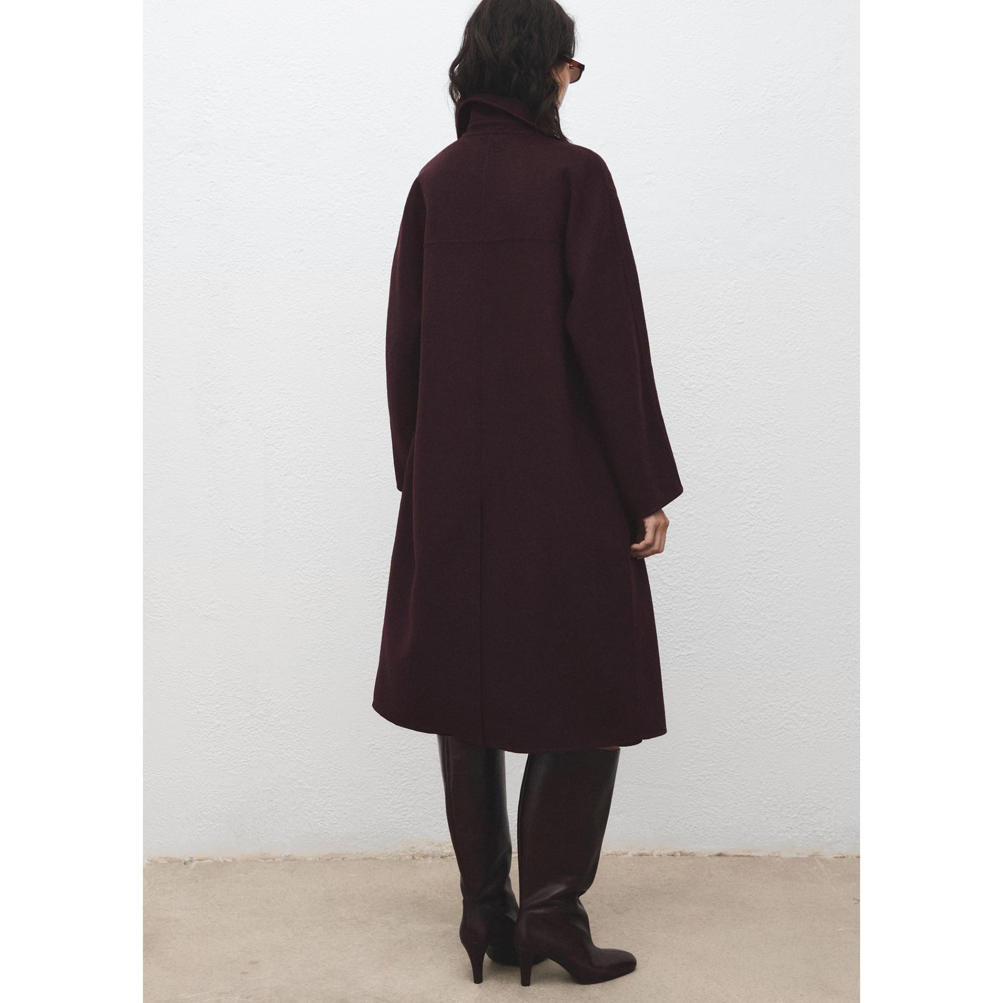MANGO Picarol Manteau Croisé Oversize  