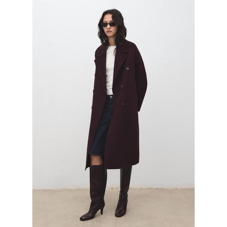 MANGO Picarol Cappotto Doppiopetto Oversize  