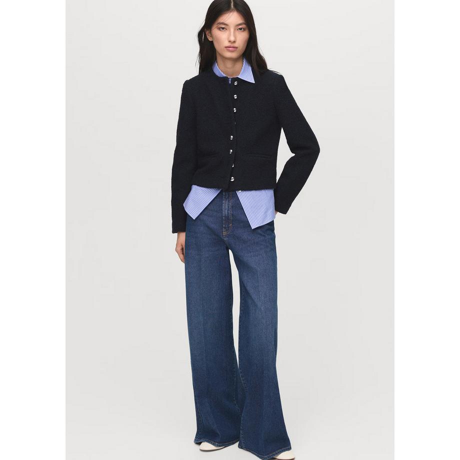 MANGO Eloisa Veste Bouclé  