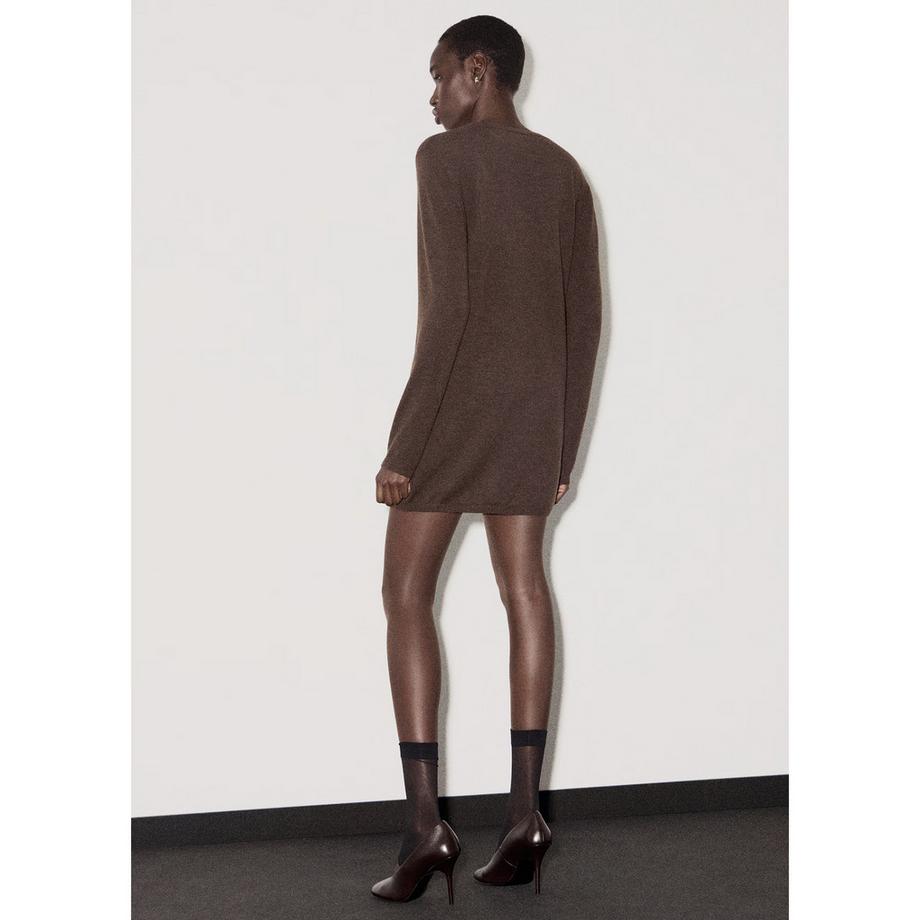 MANGO NEKKO Langarm Minikleid  