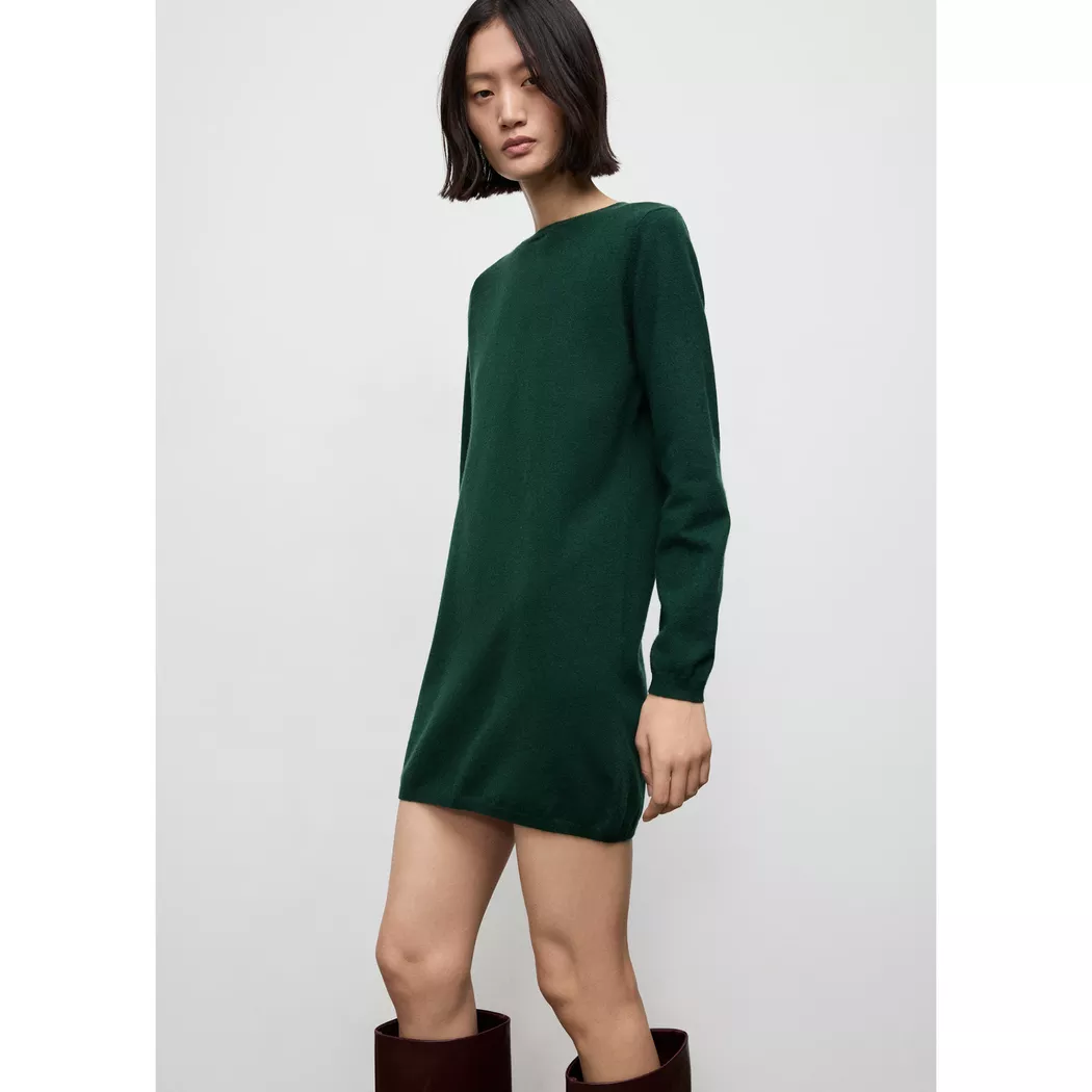 Mango - Kleid, für Damen, Dunkelgrün, Größe XS