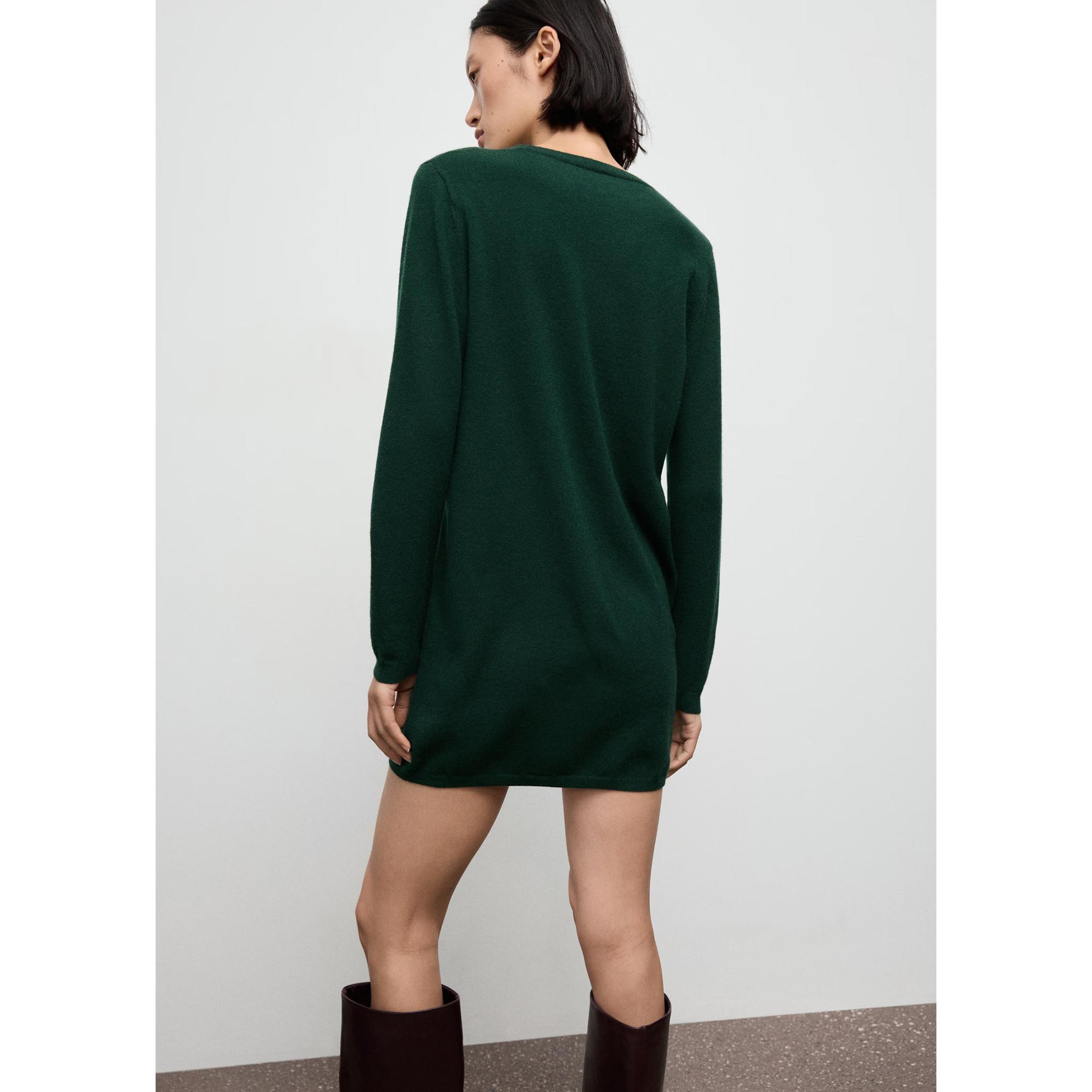 MANGO Nekko Langarm Mini Kleid  