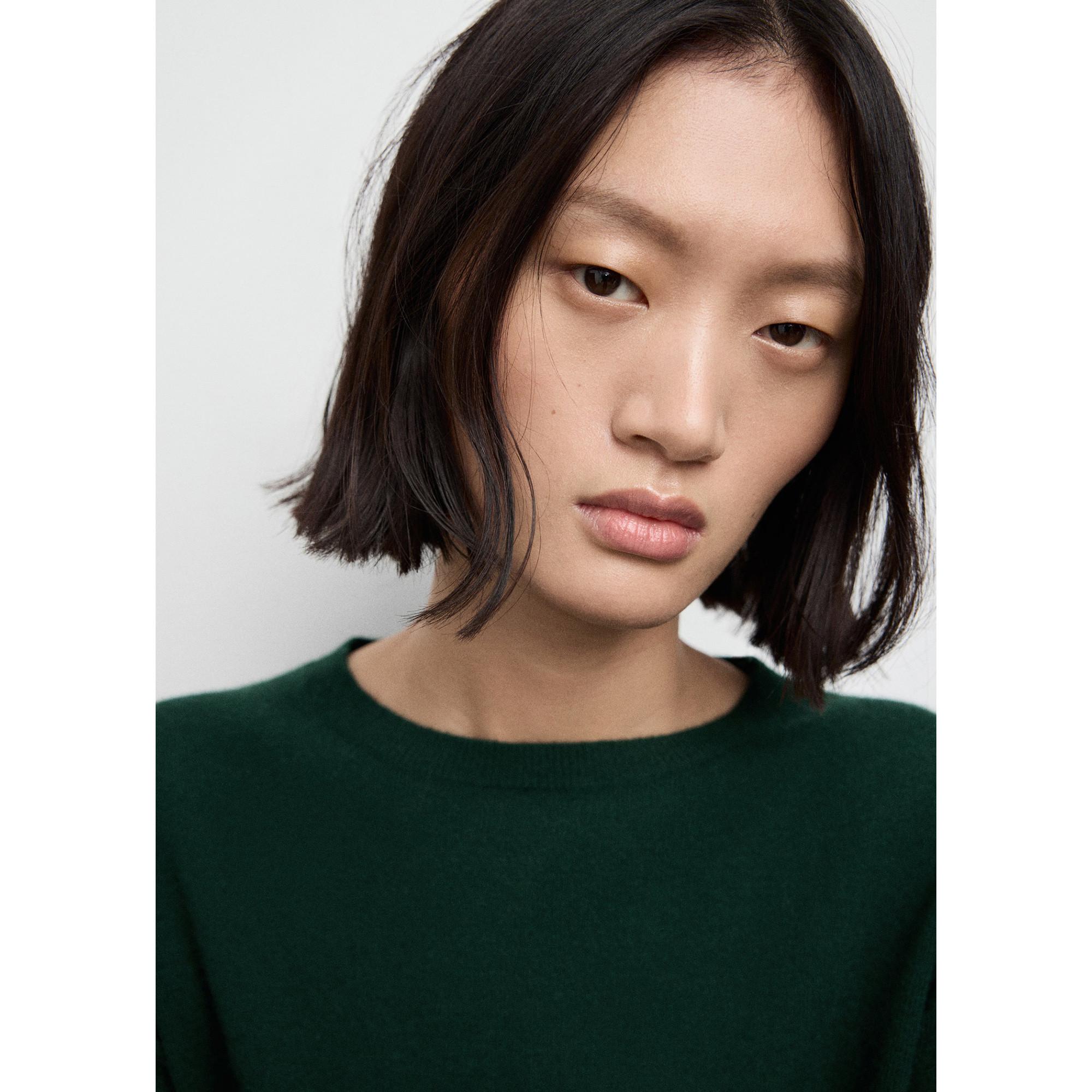 MANGO Nekko Langarm Mini Kleid  