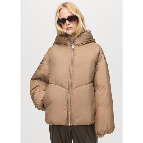 MANGO Anorak Court Oversize avec Capuche  