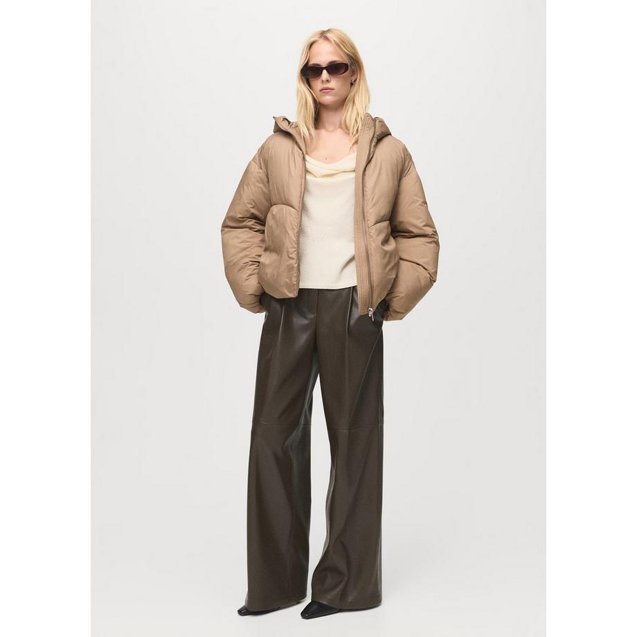 MANGO Anorak Corto Oversize con Cappuccio  