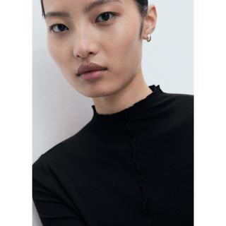 MANGO CURLIS T-shirt côtelé à manches longues  