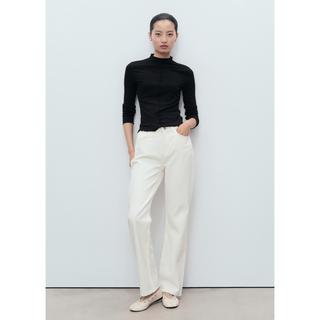 MANGO CURLIS T-shirt côtelé à manches longues  