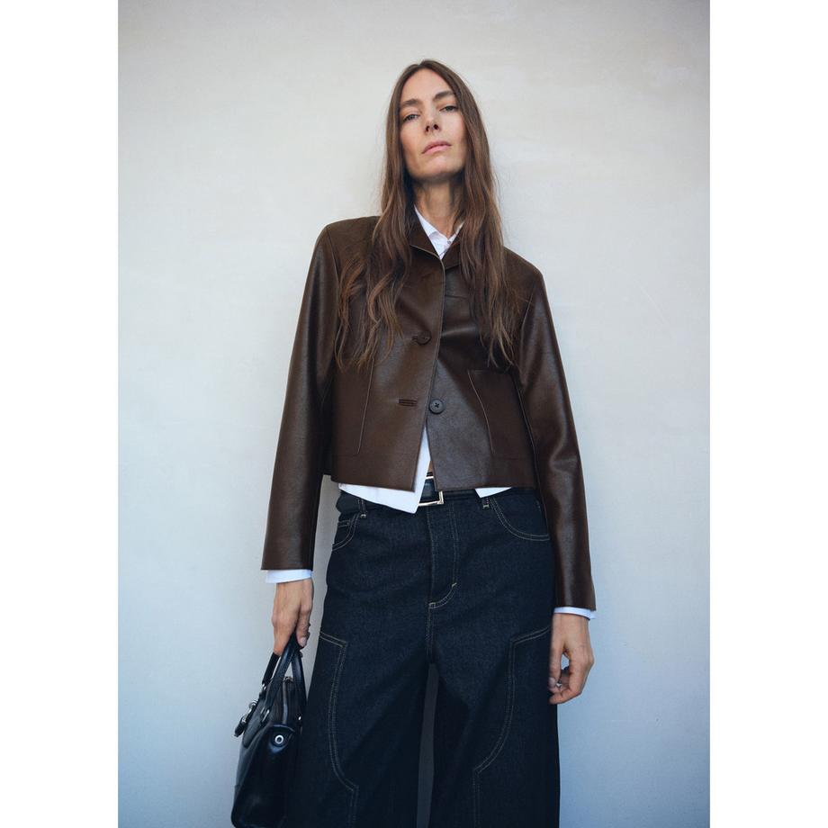 MANGO SABI Cropped Jacke  