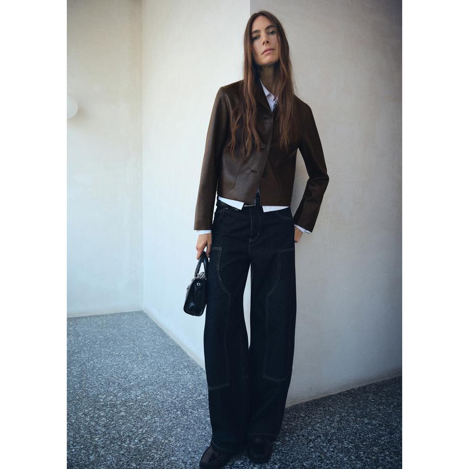 MANGO SABI Cropped Jacke  