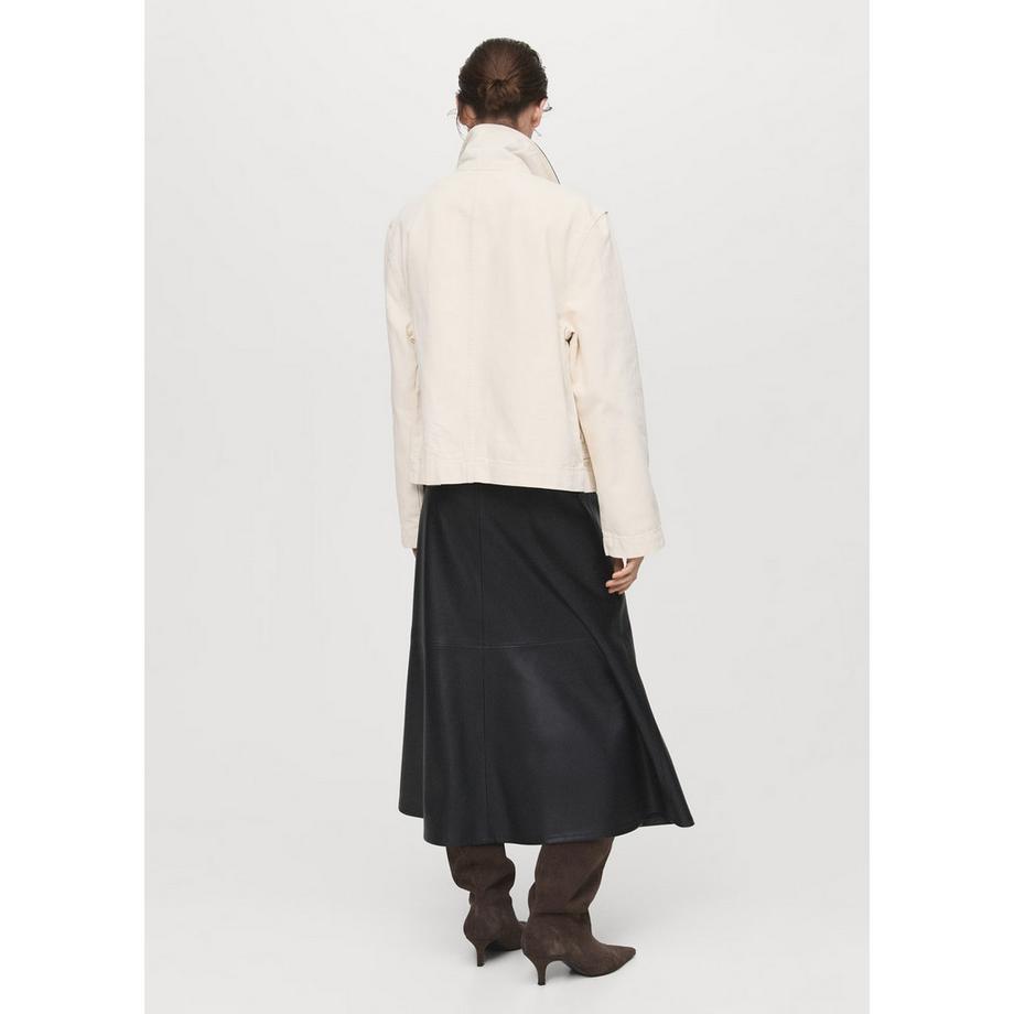 MANGO PARIS Ausgestellter Midirock  