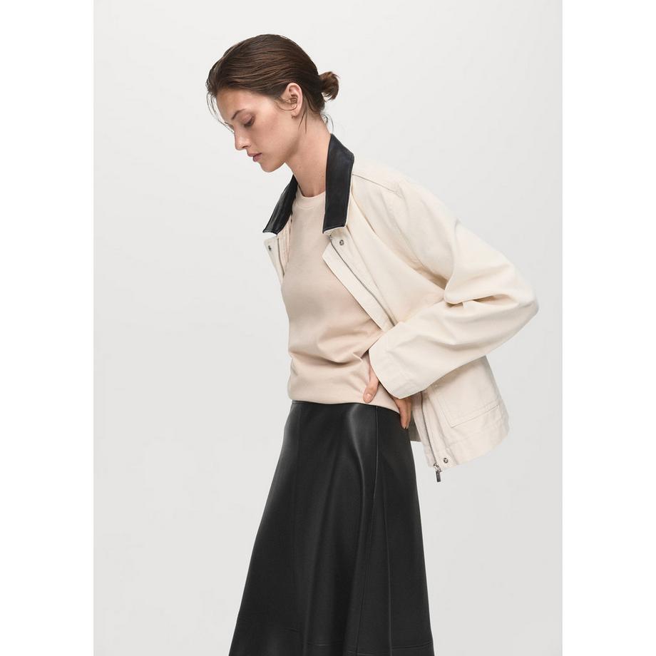 MANGO PARIS Ausgestellter Midirock  