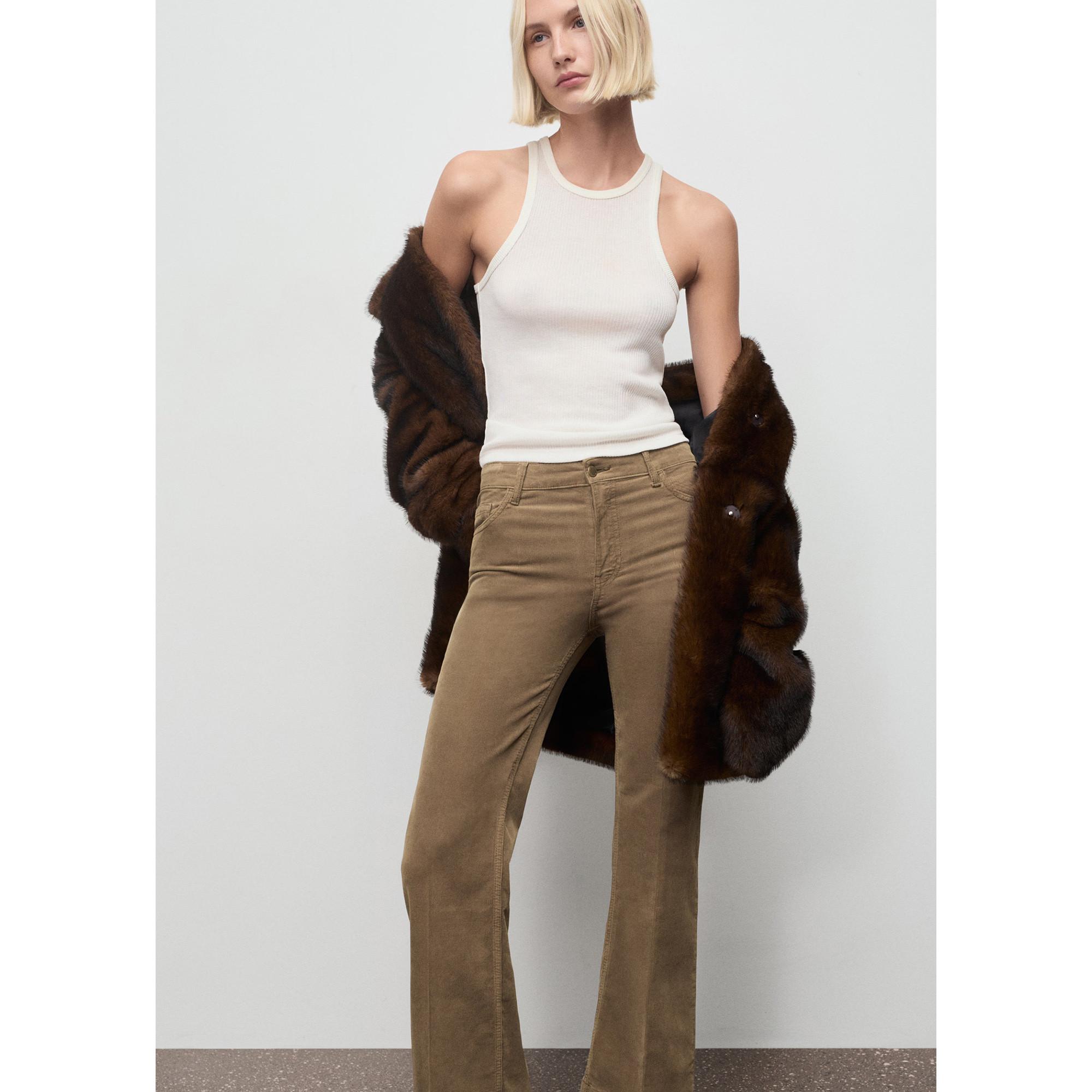 MANGO Jolenep Cord Flared Jeans  