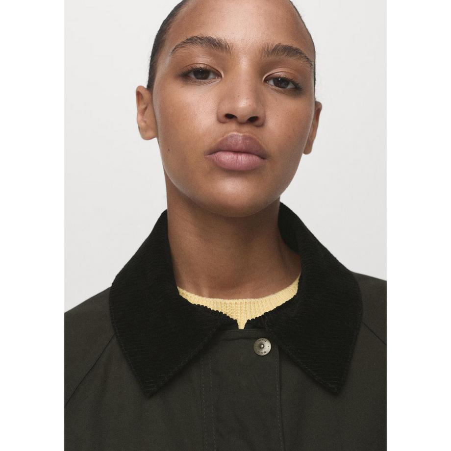 MANGO NIAGARA Parka mit Cordkragen  