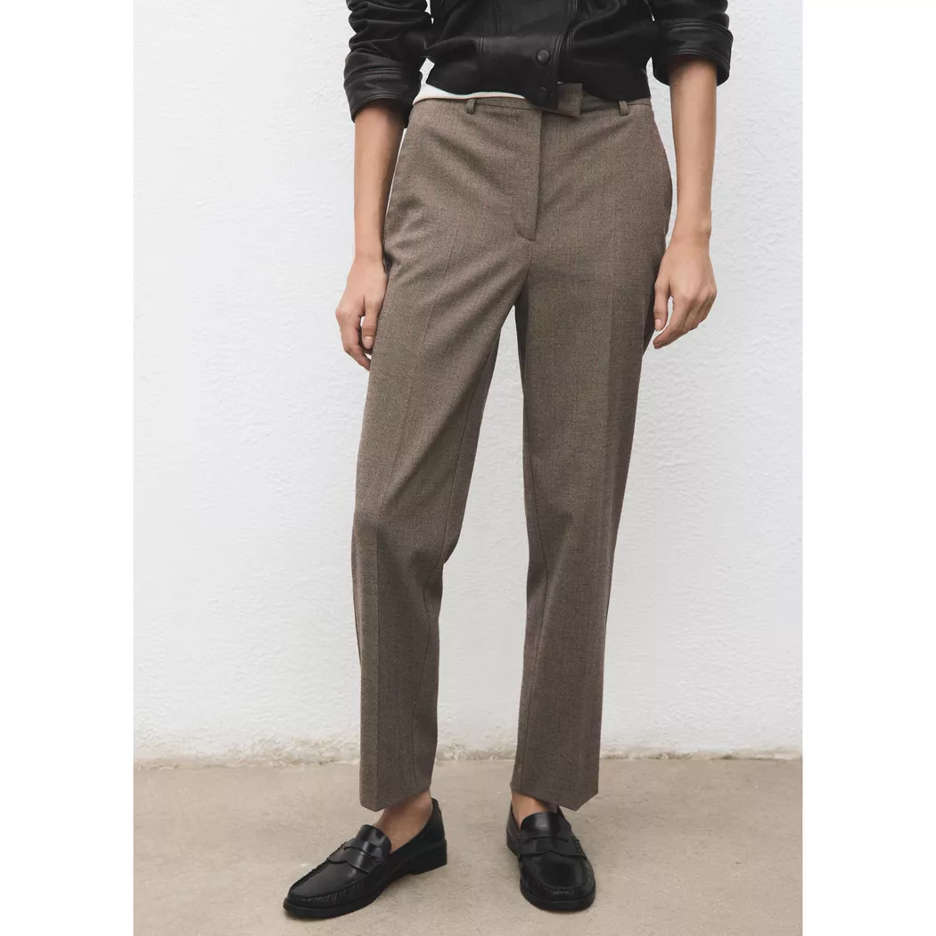 Mango - Hose, für Damen, Hellgrau, Größe 44