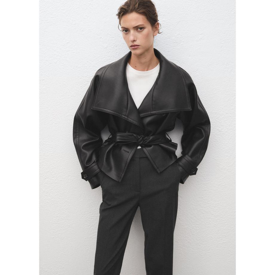 MANGO Newarm Nadelstreifen Anzughose  