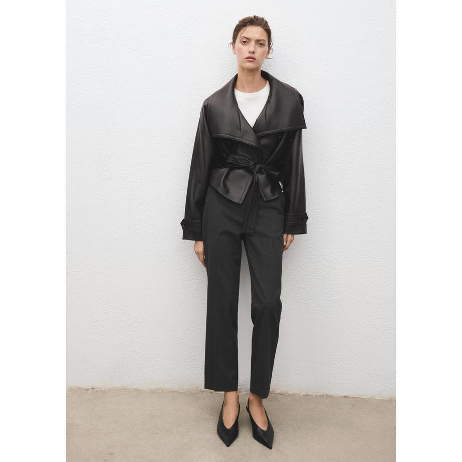 MANGO Newarm Nadelstreifen Anzughose  