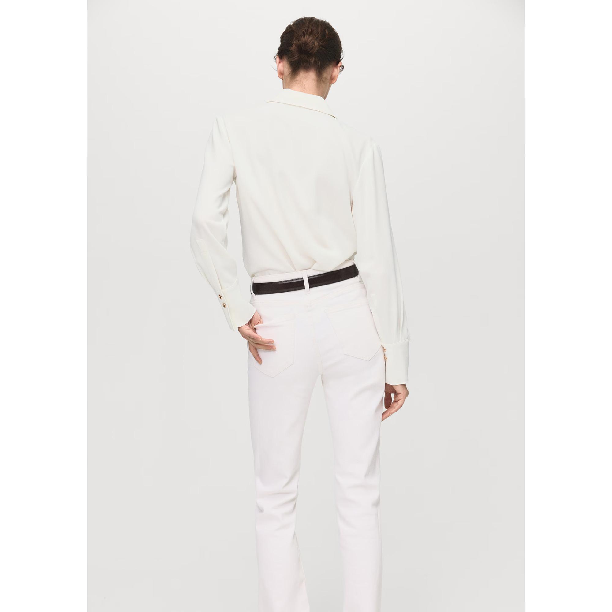 MANGO Flare Straight Fit Camicetta  