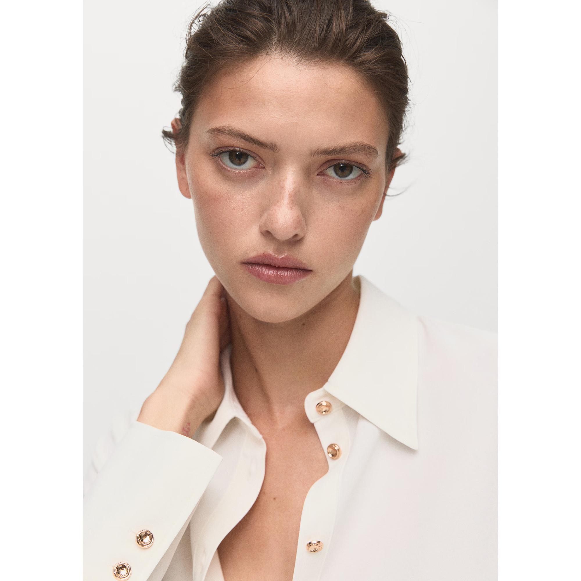 MANGO Flare Straight Fit Camicetta  