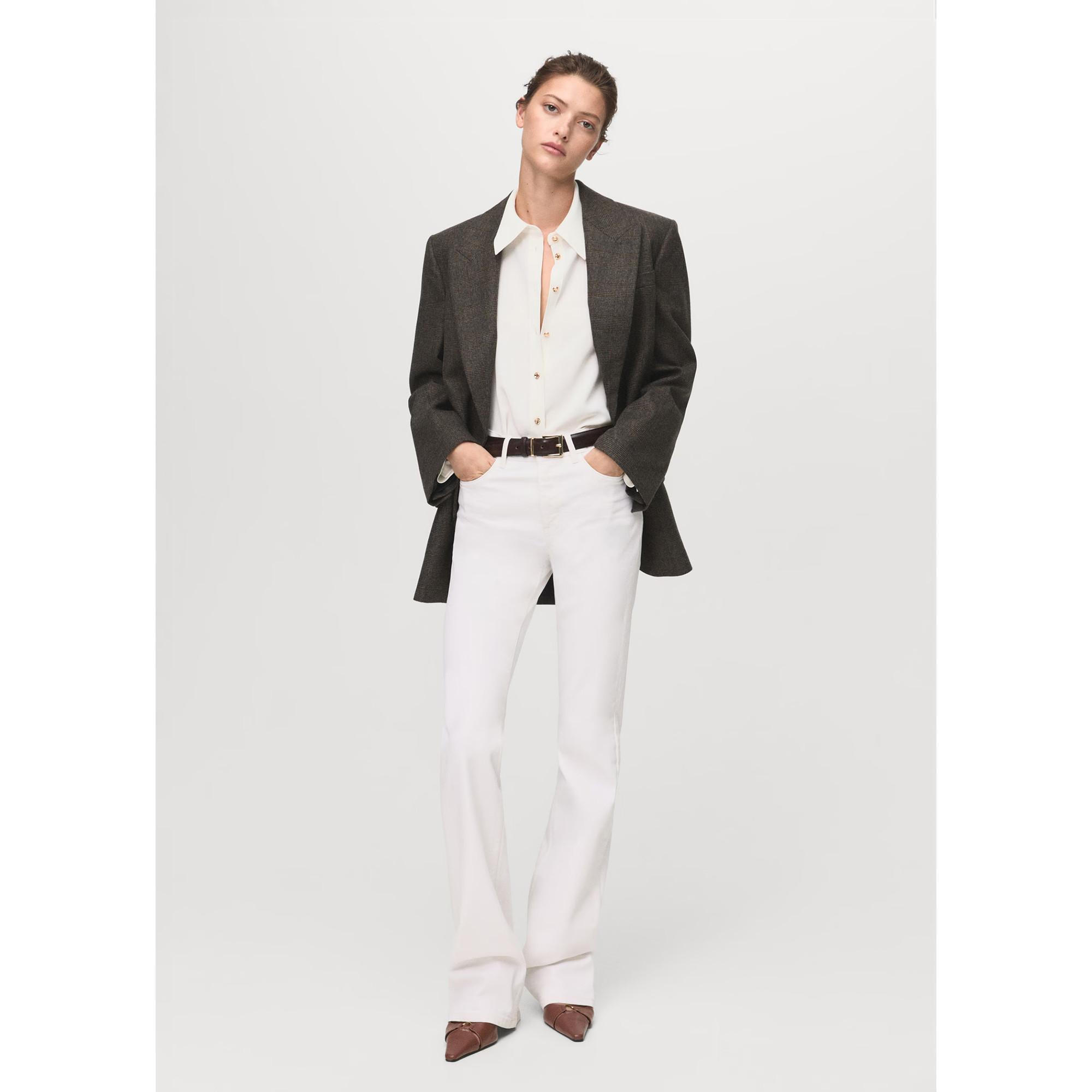 MANGO Flare Straight Fit Camicetta  