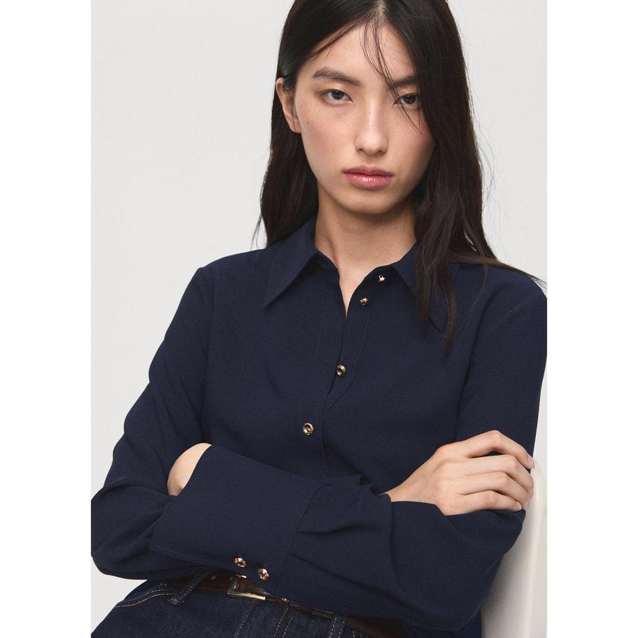 MANGO FLARE Chemisier Manches Longues  