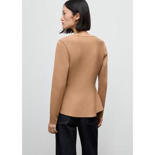 MANGO TONA V-Ausschnitt Knopfleisten Jacke  