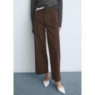 MANGO Paloma Straight Fit Knöchellange Jeans  