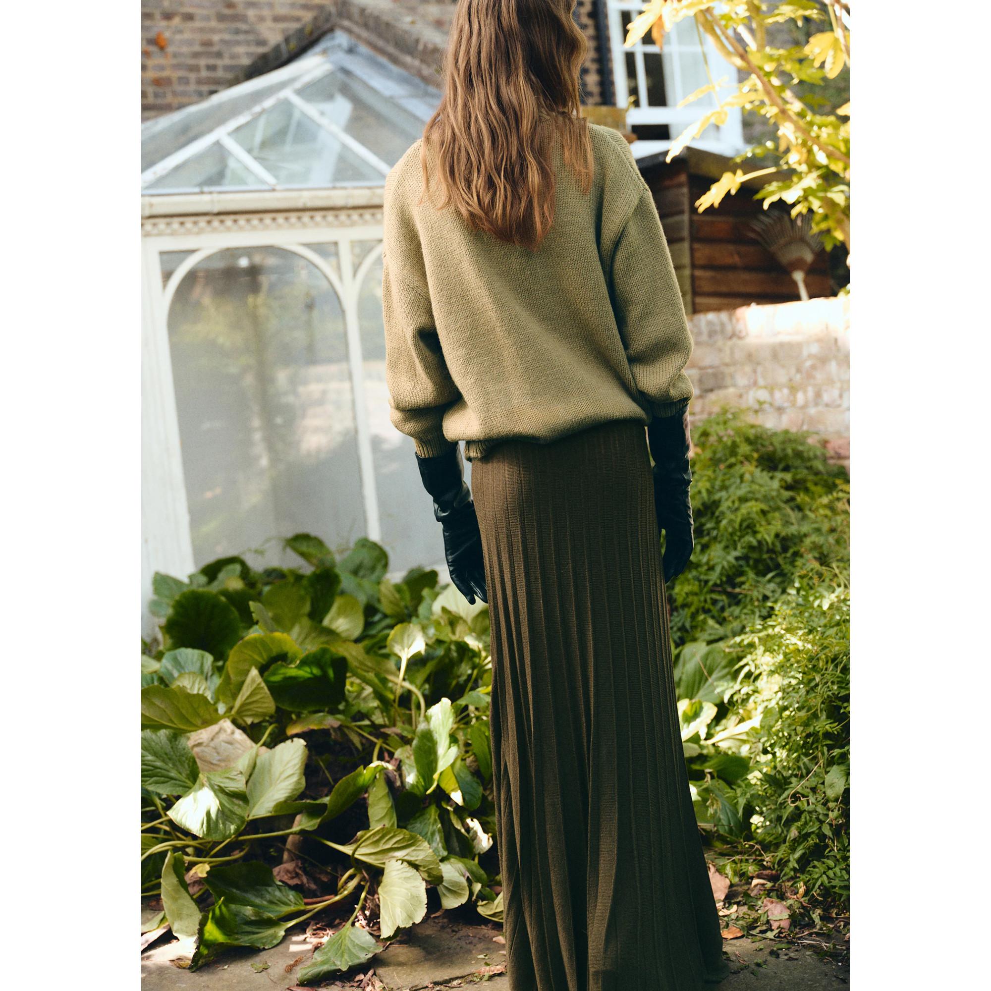 MANGO Valenti Plissierter Maxirock  