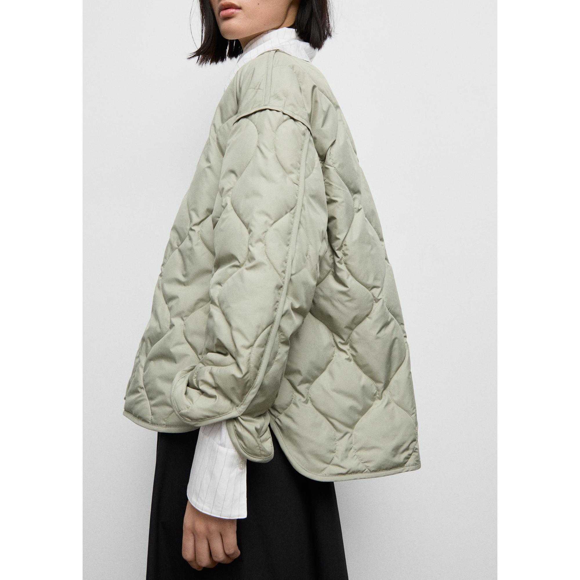 MANGO NAT Anorak Matelassé Oversize  