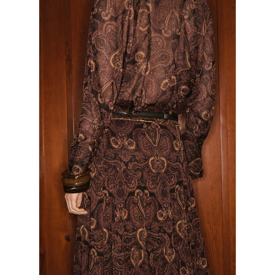 MANGO Milano Camicetta Paisley Foulard  