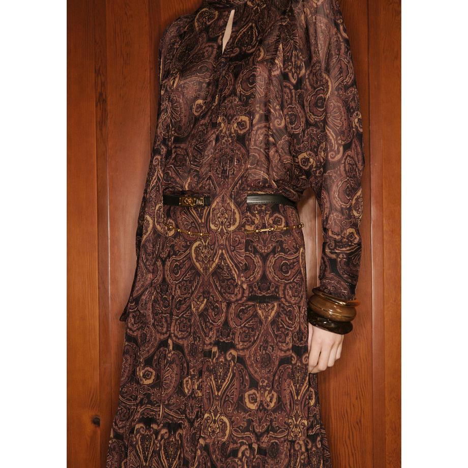 MANGO Milano Camicetta Paisley Foulard  