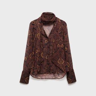 MANGO MILANO Paisley Print Bluse  