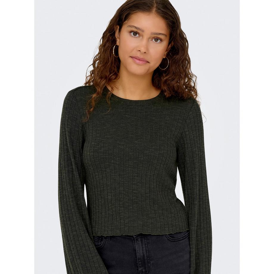 Only Lingerie Bora Life Cropped Maglia Maniche a Campana  