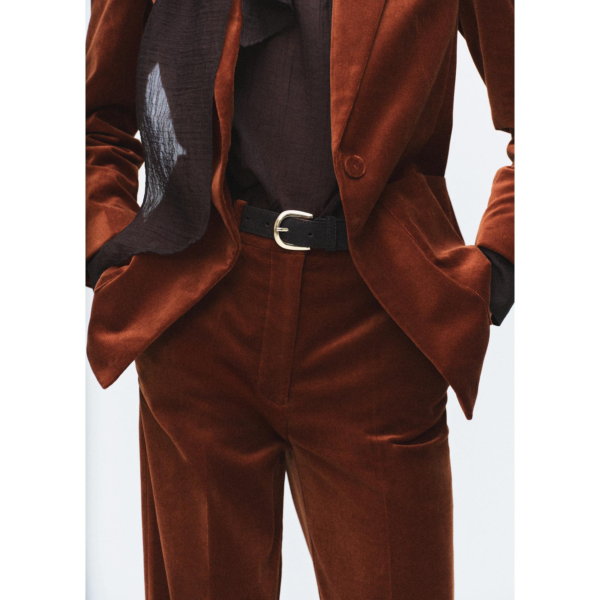 MANGO Velvet Cordhose  