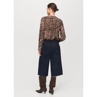 MANGO Stefi Leoparden Print Bluse  