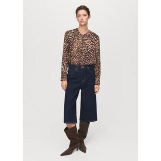 MANGO Stefi Leoparden Print Bluse  