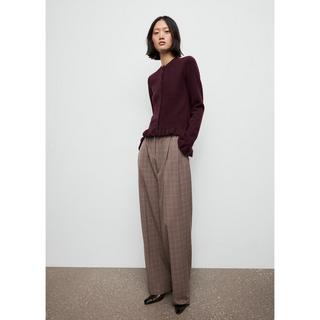 MANGO Fleur Cardigan mit Rüschensaum  