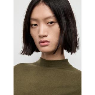 MANGO Brat Langarm Midikleid  