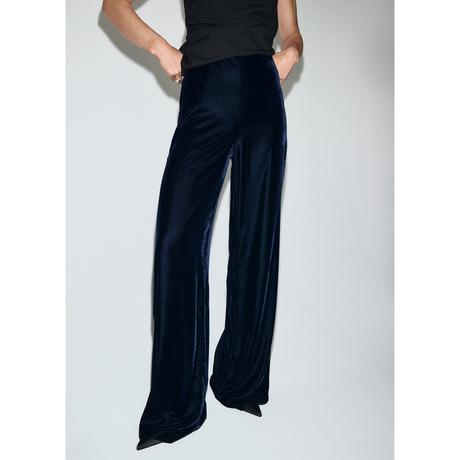 MANGO COMBI Pantalon Droit en Velours  