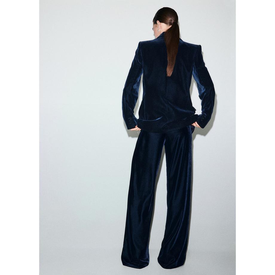 MANGO COMBI Samt Straight Leg Hose  