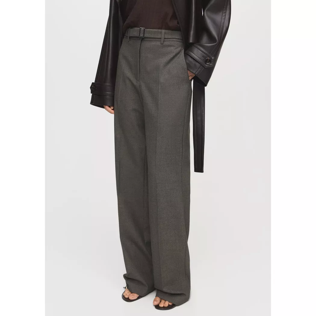 Mango - Hose, für Damen, Light Beige, Größe 40