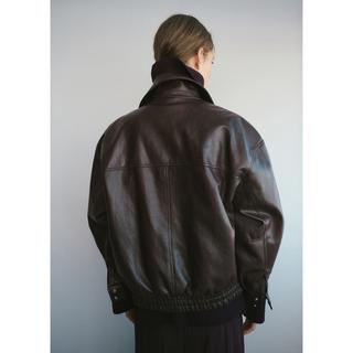 MANGO Marti Veste Oversize Effet Cuir  