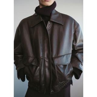 MANGO Marti Veste Oversize Effet Cuir  