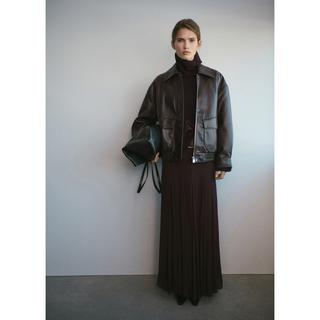 MANGO Marti Oversized Jacke in Lederoptik  