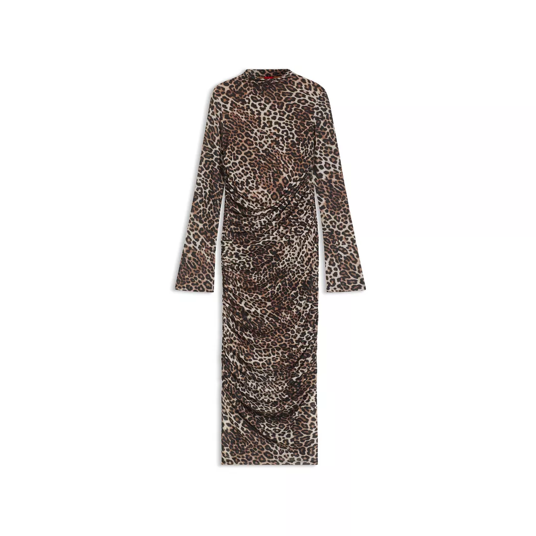Hugo - Kleid, für Damen, Camel, Größe S