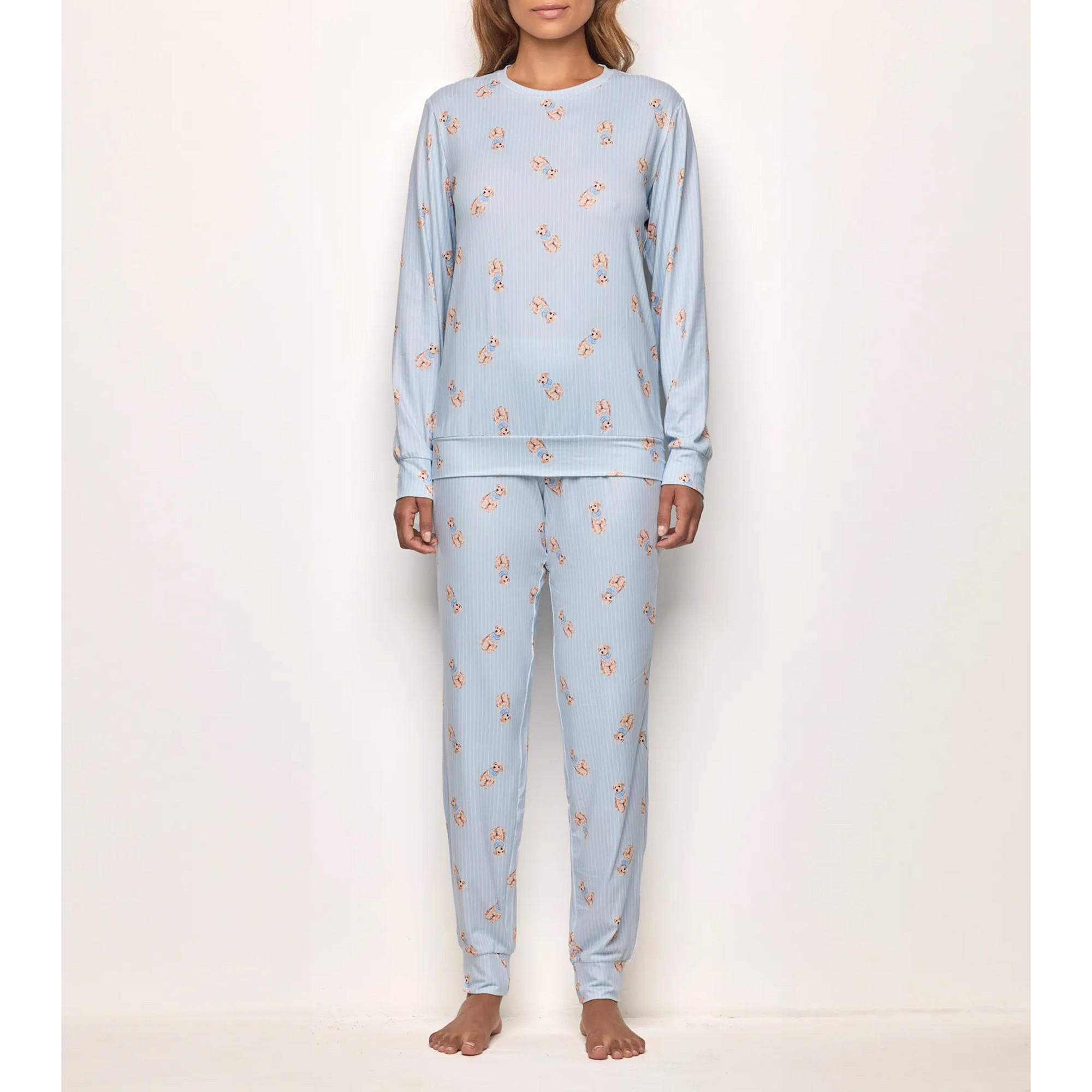 Yamamay Pyjama Set Teddybär Muster  