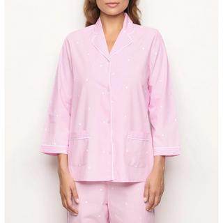 Yamamay Langarmshirt mit Tupfen- und Streifenmuster  